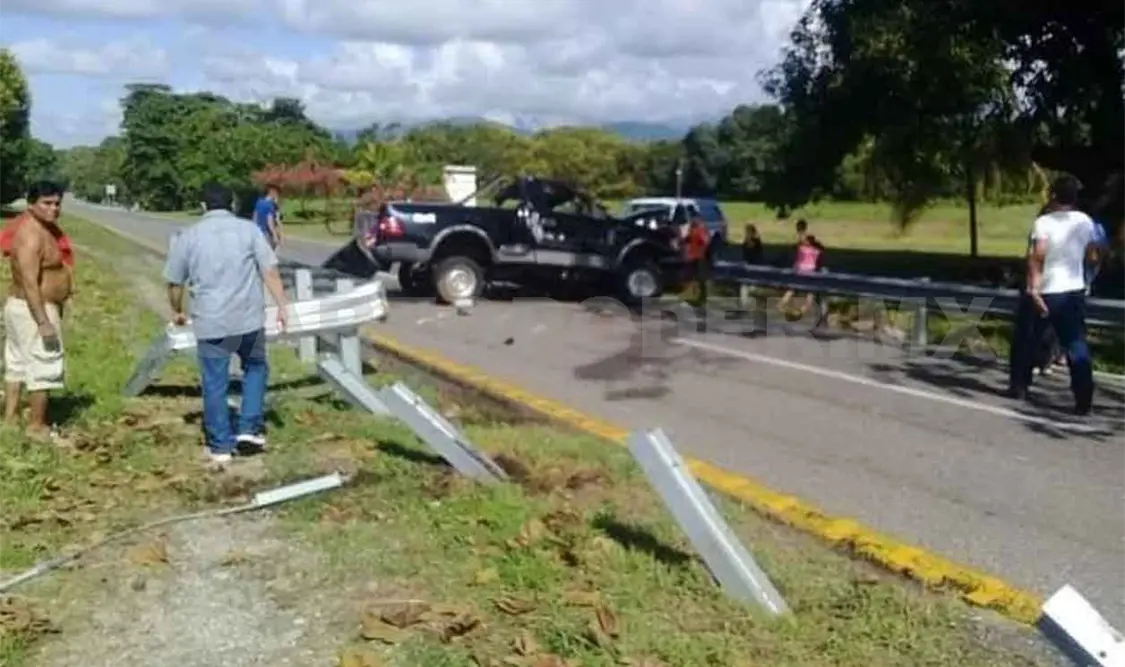 Tres heridos en choque en la carretera Costera