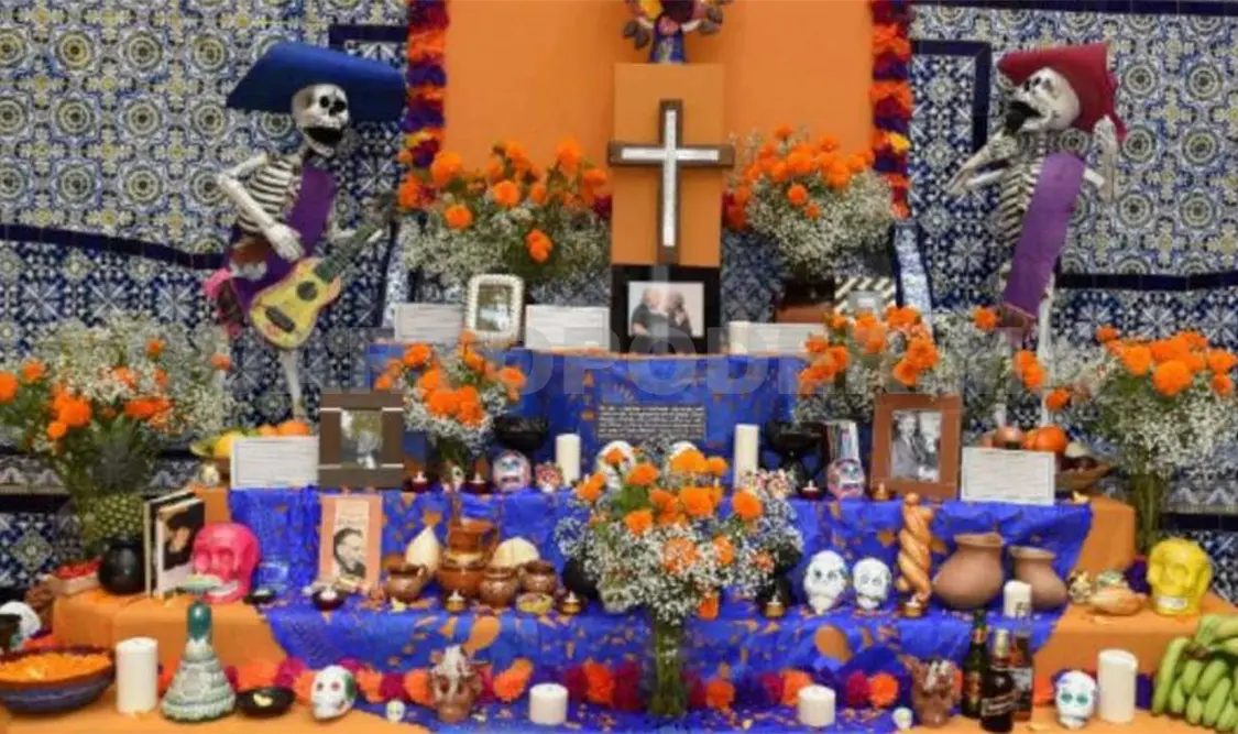 La ofrenda en Palacio Nacional podrá ser vista de manera virtual. Cortesía