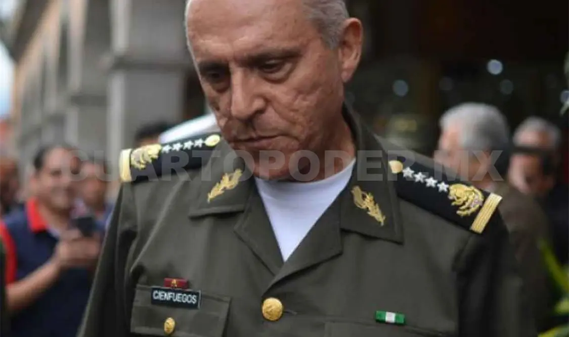 Salvador Cienfuegos ya está en Nueva York