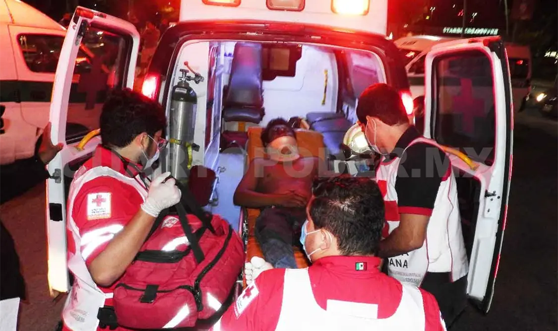 Balean en el rostro a joven en Patria Nueva