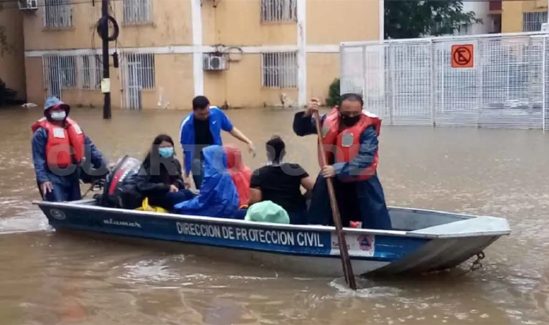 Frente frío 9 dejó 77 mil damnificados en Tabasco