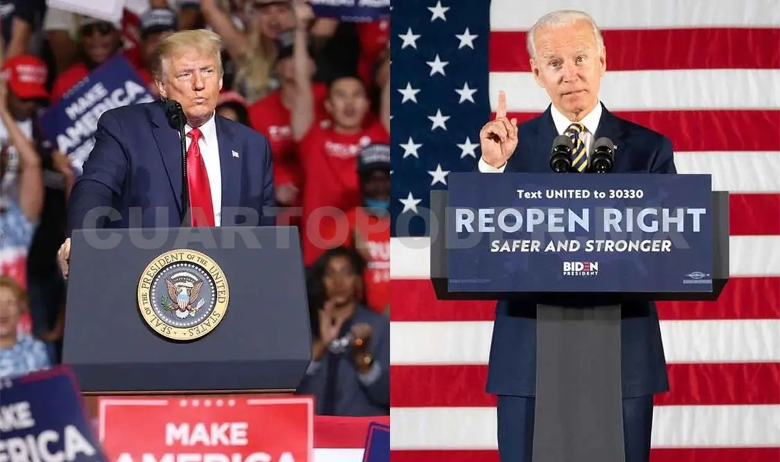 Trump y Biden se declaran ganadores en elecciones