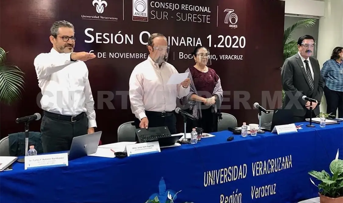 El rector de la Unach logró convencer a los 31 integrantes del Consejo Regional Sur-Sureste de la Anuies. Cortesía