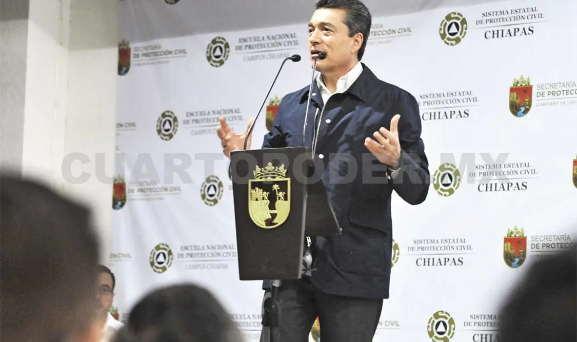 El mandatario pidió a la sociedad atender las recomendaciones de Protección Civil y no ponerse en riesgo. Cortesía