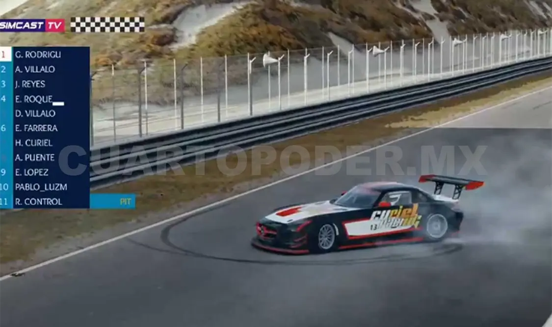 Rodríguez brilló en Copa Assetto Corsa