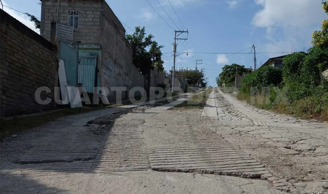 La calle es una pendiente pronunciada, lo cual aumenta el riesgo de un posible accidente José Ortega / CP