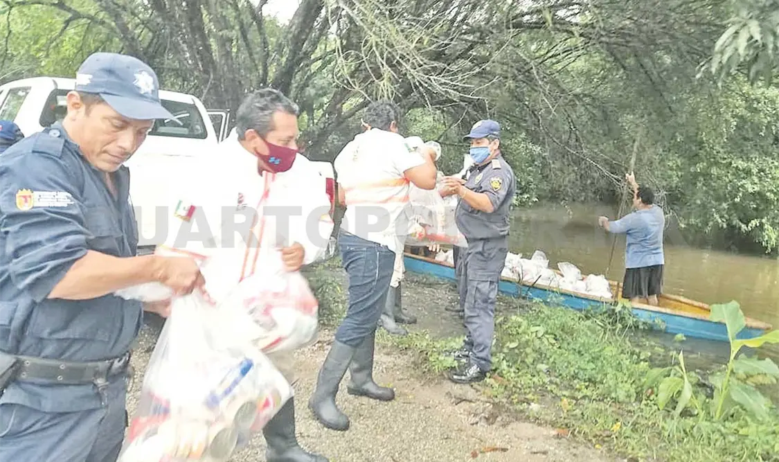 El mandatario agradeció al Ejército, Marina, Guardia Nacional, Protección Civil y a las instancias de los tres órdenes de gobierno que se han sumado a las labores de auxilio. Cortesía