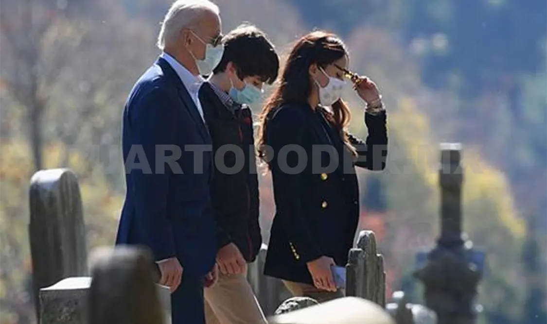 Biden asistió junto a su hija y su nieto a la iglesia de Saint Joseph on the Brandywine. El Universal