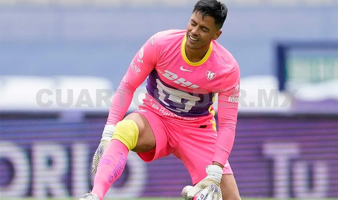 Alfredo Talavera, jugador del Club Pumas, causó baja por lesión de la convocatoria de la Selección Nacional de México. Agencias