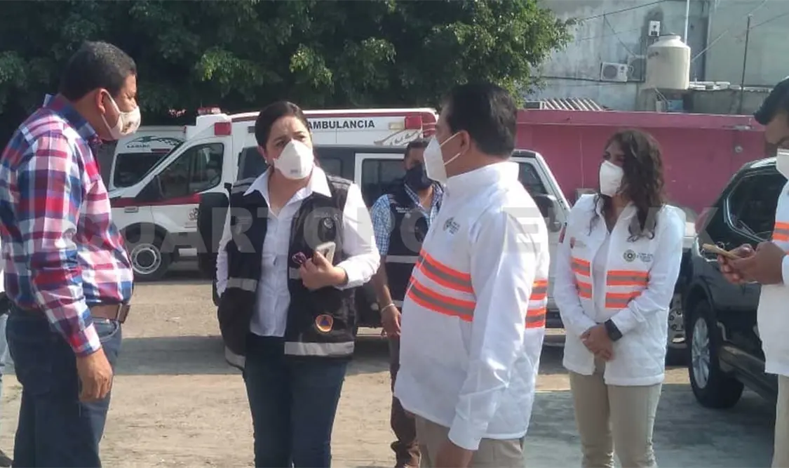 La funcionaria federal ofreció ayuda alimentaria a los municipios afectados. Ramiro Lopez / CP