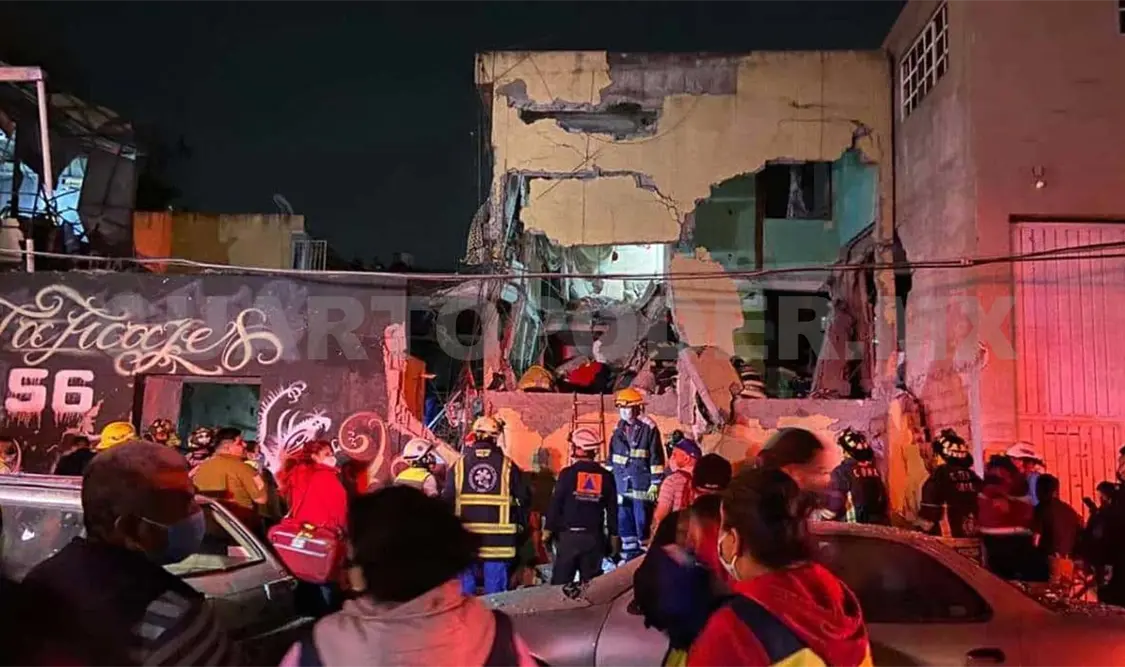 Ayer a las 22:35 horas ocurrió la explosión ocasionada por la acumulación de gas LP. Twitter