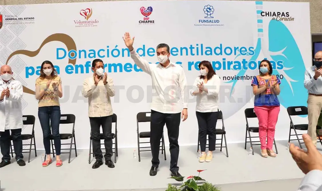 Reciben Rutilio y José Cruz donación de ventiladores