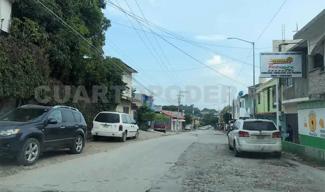 Calles abandonadas por más de 15 años