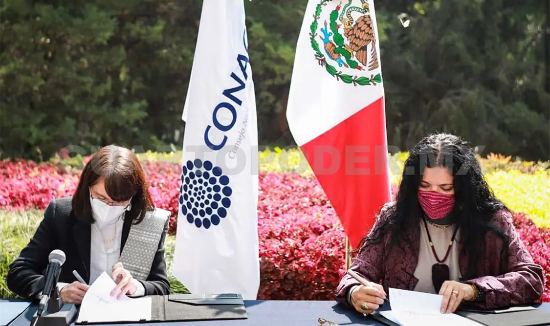 Secretaría de Cultura y Conacyt firman convenio