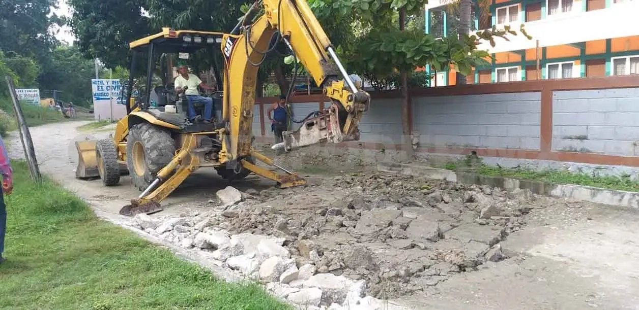 Inicia SOP trabajos de pavimentación en Osumacinta