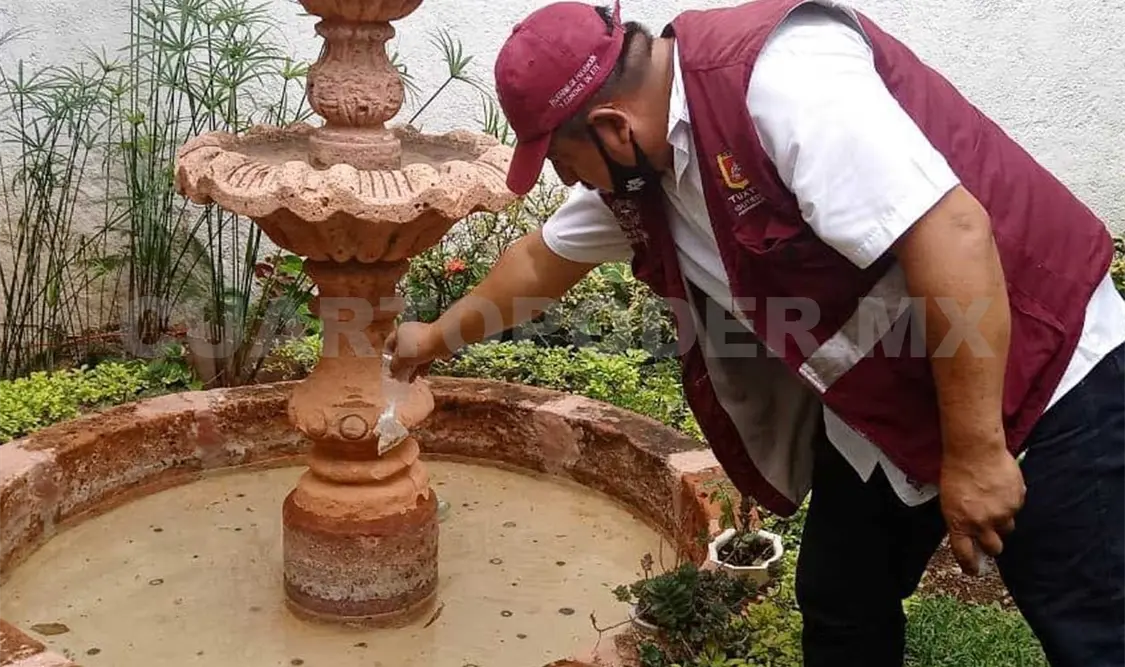 La Secretaría de Salud Municipal visitó las colonias el Mirador 1ra. y 2da. sección, en donde realizaron acciones de abatización. CP