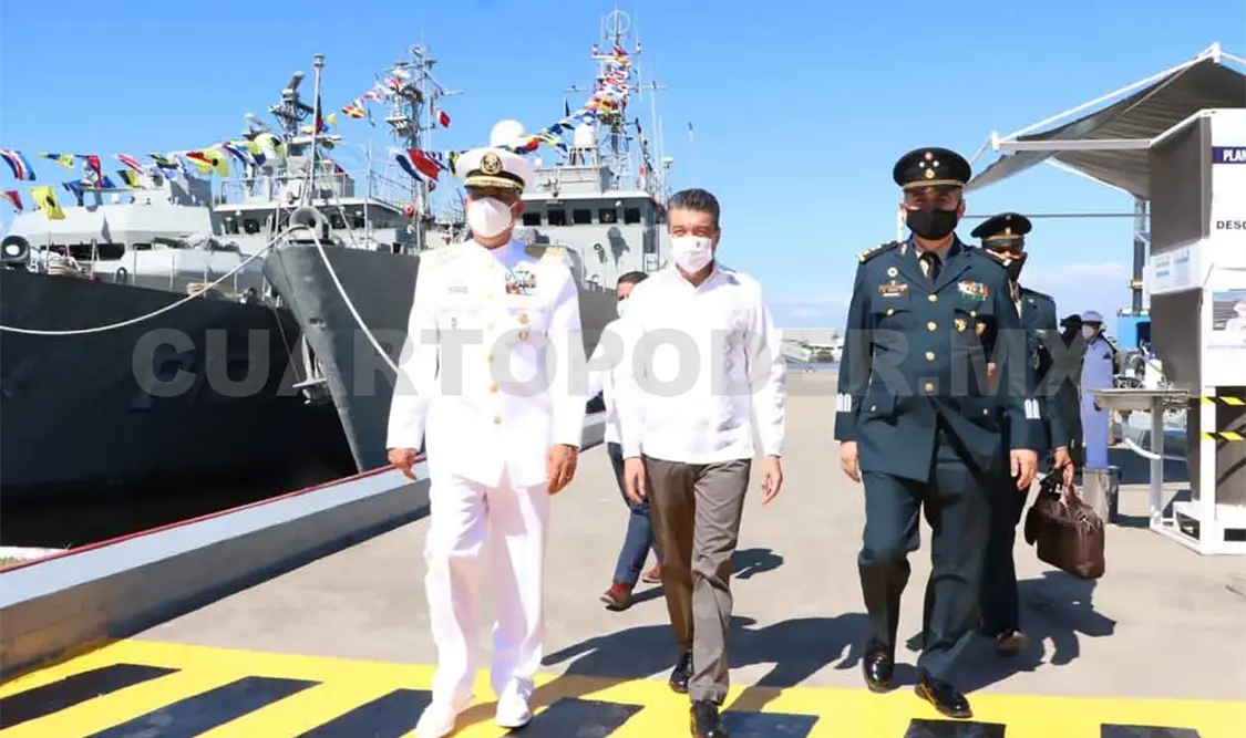 Conmemora Rutilio Día de la Armada de México