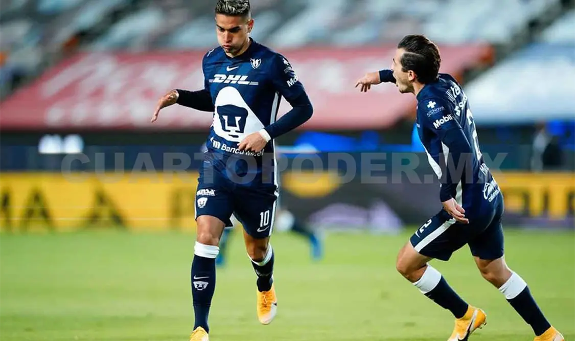 Golazo de Álvarez y Pumas gana ante Pachuca