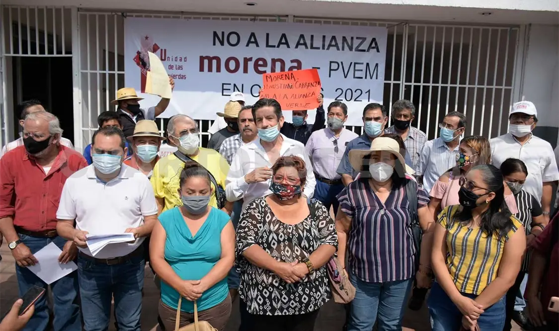 “La unidad interna no debe tirarse por la borda”, afirmaron militantes de Morena. Guillermo Ramos / CP