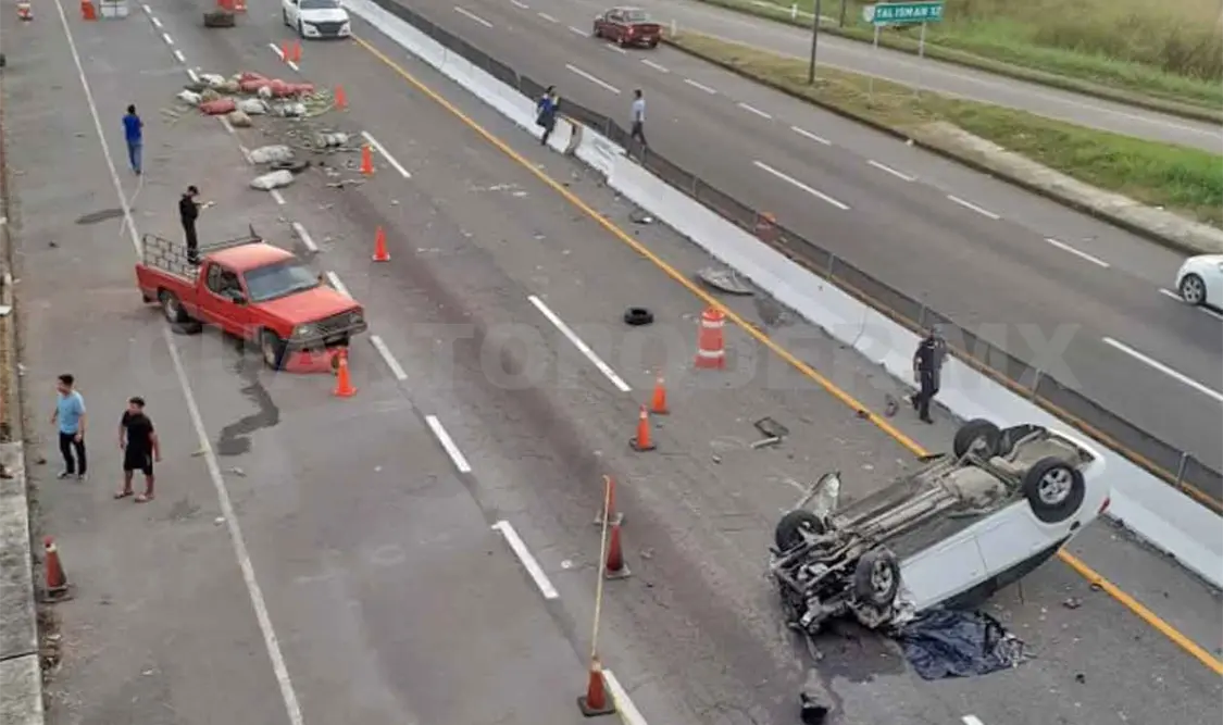Fuerte accidente carretero deja un muerto