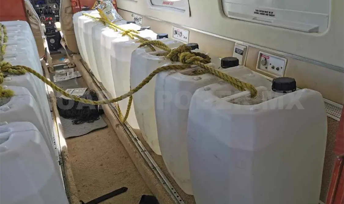 Avioneta con mil litros de turbosina fue abandonada