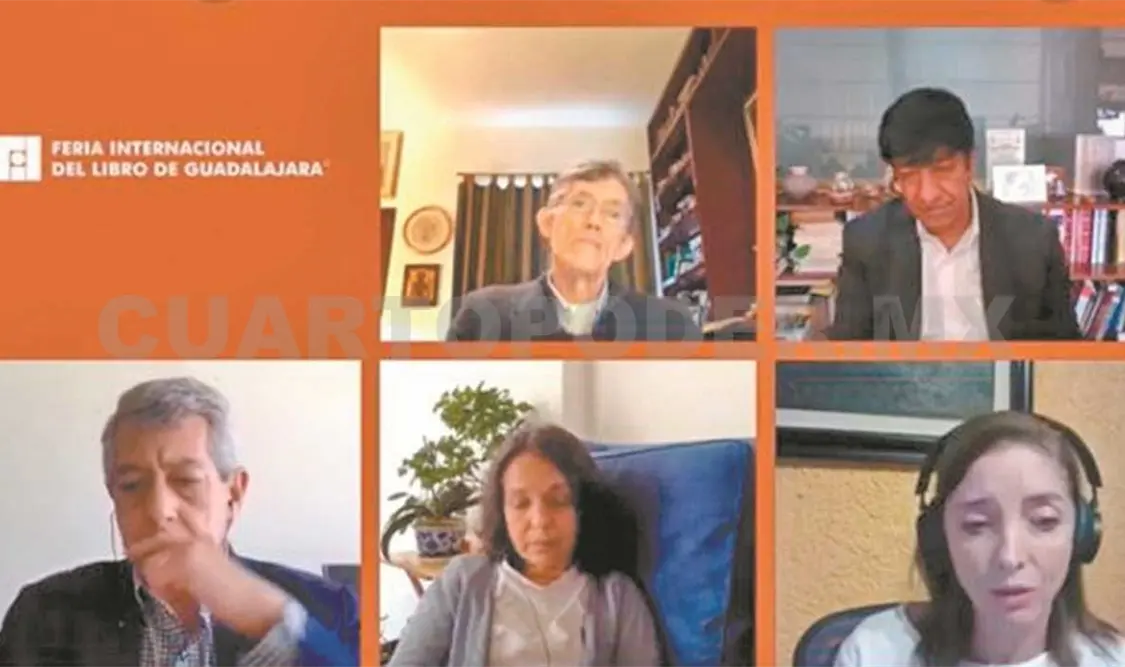La charla se efectuó en el marco de la FIL-Guadalajara. Cortesía