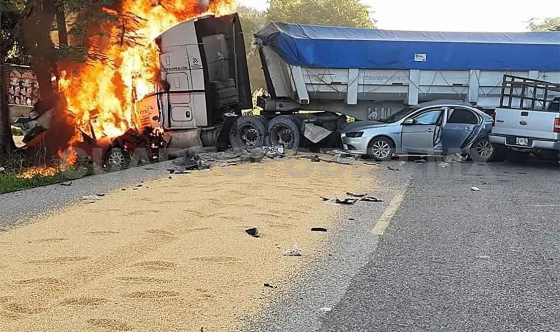 Fatal accidente cobra la vida de cinco personas