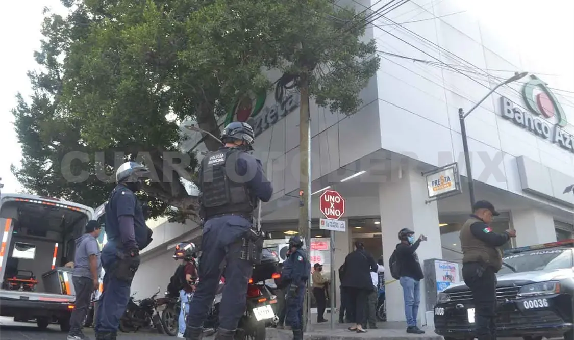 Muere asaltante y hieren a policía en frustrado asalto