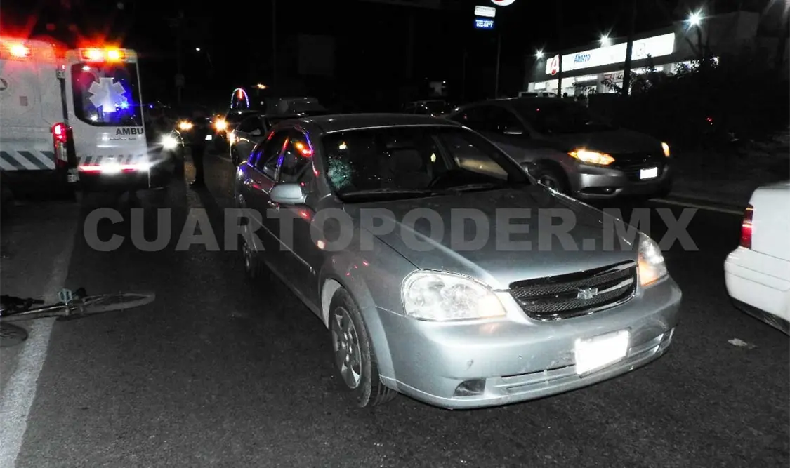 Atropellan a ciclista en vía a Chiapa de Corzo