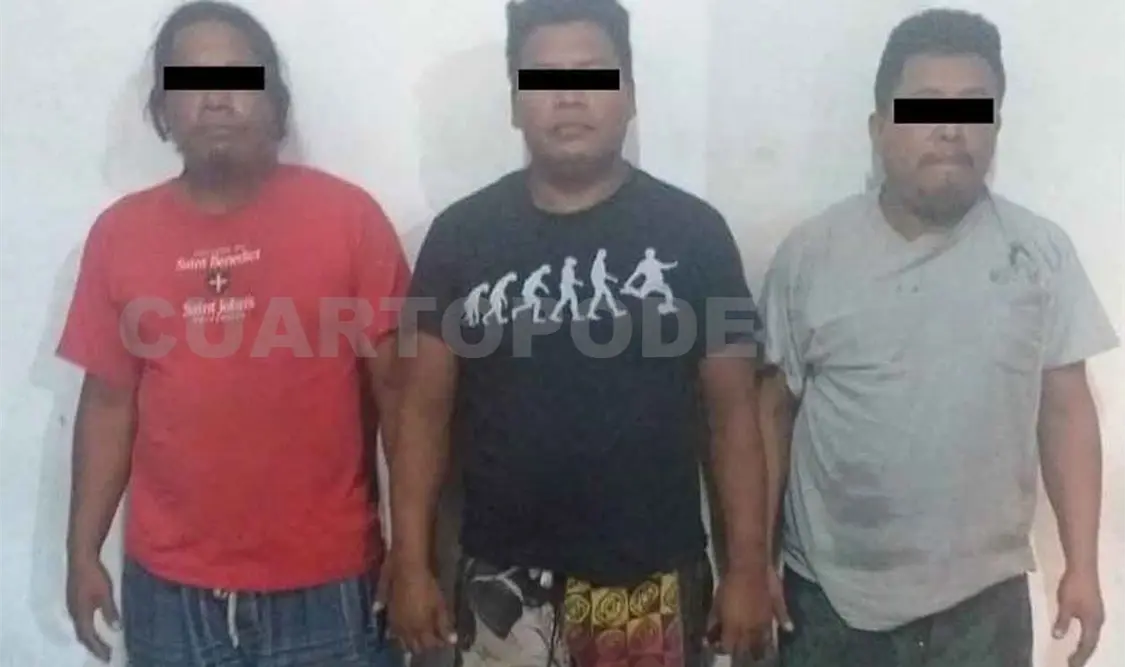 Detienen a tres sujetos por una violenta riña