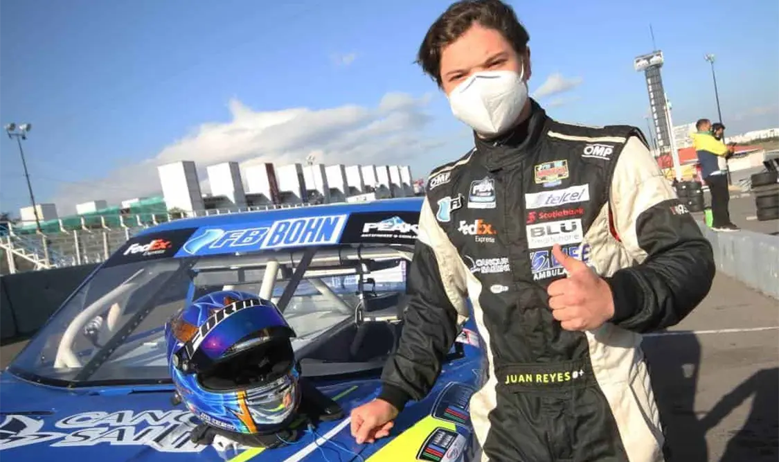 Juan Antonio Reyes estará corriendo en Puebla, donde se definirá el campeón de la categoría de desarrollo de Nascar México. Cortesía