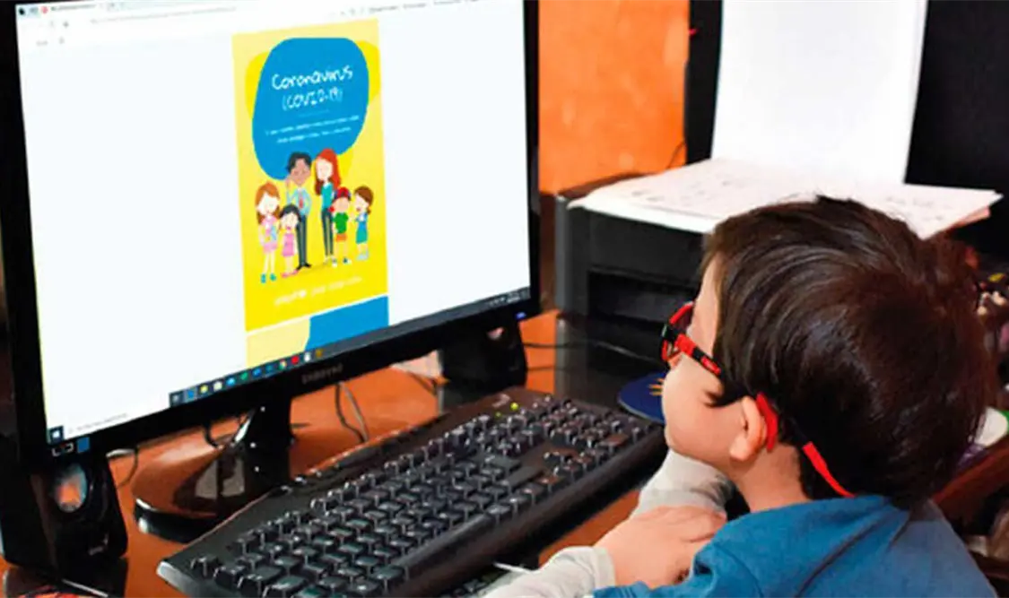 El regreso a clases el próximo lunes 11 de enero de 2021 será de manera virtual. Cortesía