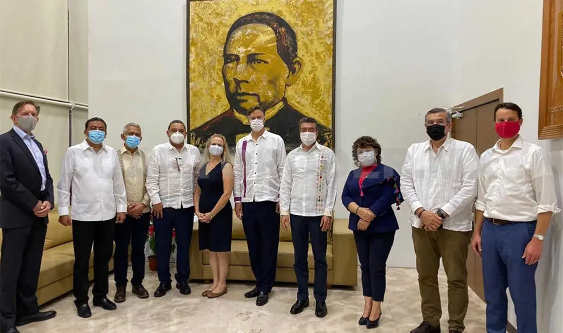En esta reunión analizaron la cooperación interinstitucional entre Chiapas y la Embajada de EUA. CP
