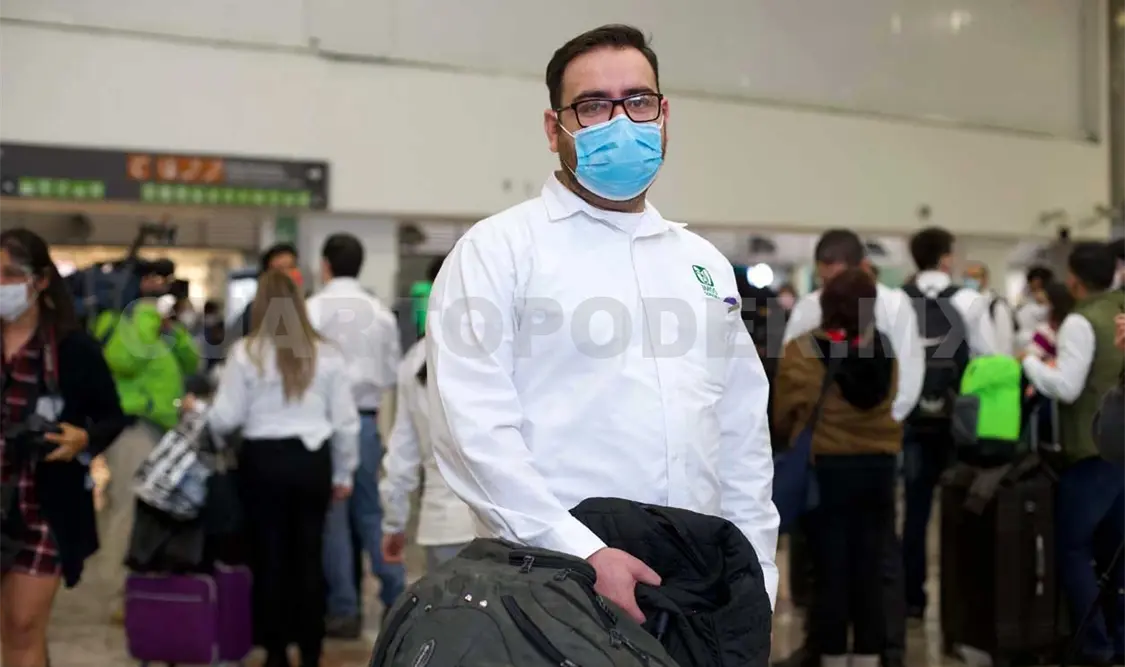 Posteo Morales es uno de los enfermeros que arribó a la Ciudad de México para apoyar en la pandemia. El Universal