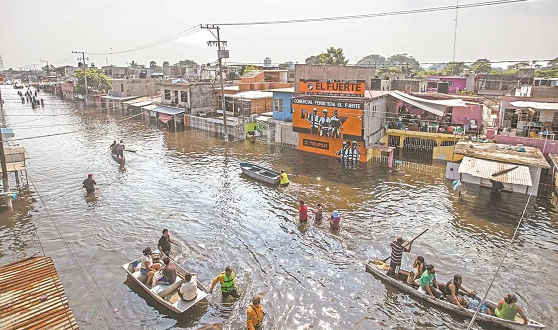El senador aseguró que “el nivel de las inundaciones de Tabasco es responsabilidad de la administración de López Obrador”. Cortesía
