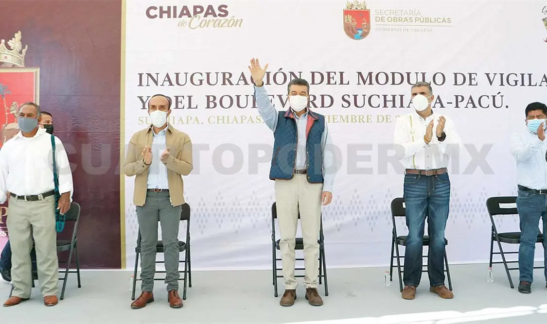 El Ejecutivo estatal verificó y recorrió esta carretera que facilita la movilidad. CP