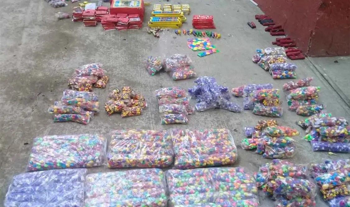 En operativo decomisan pirotecnia en Pichucalco