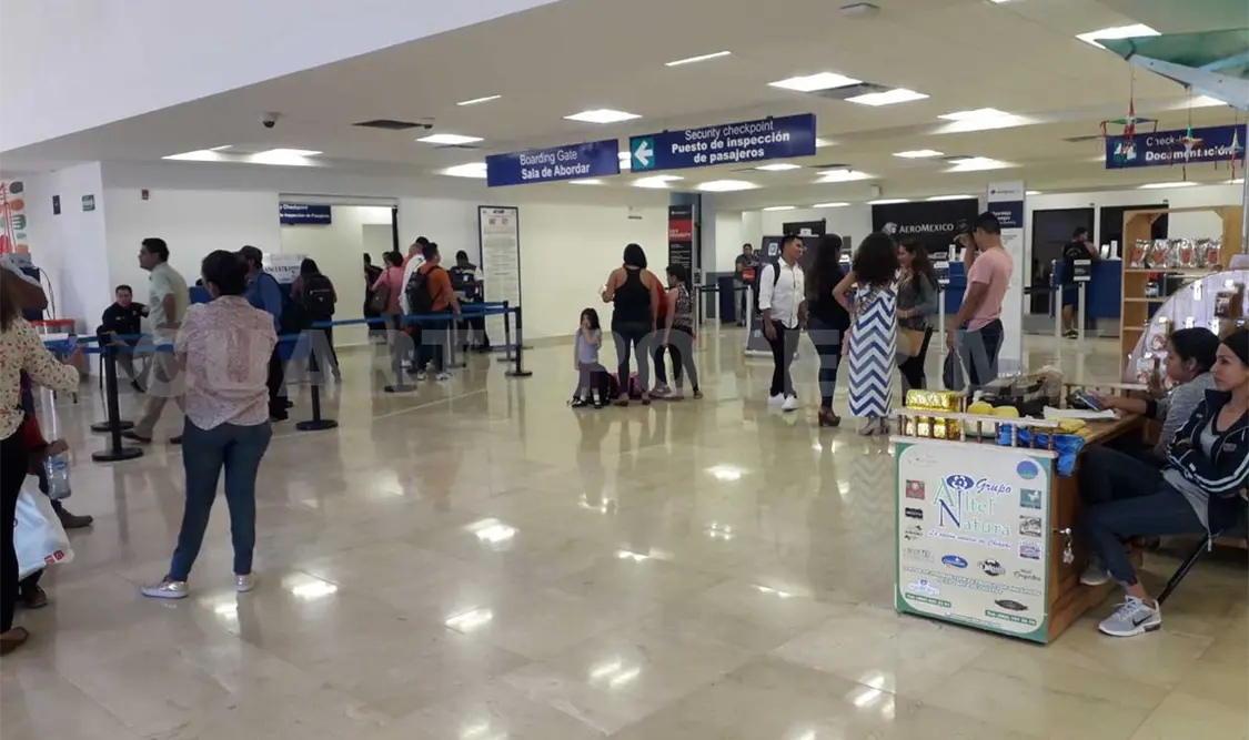 Aumenta movilidad en aeropuerto de Tapachula