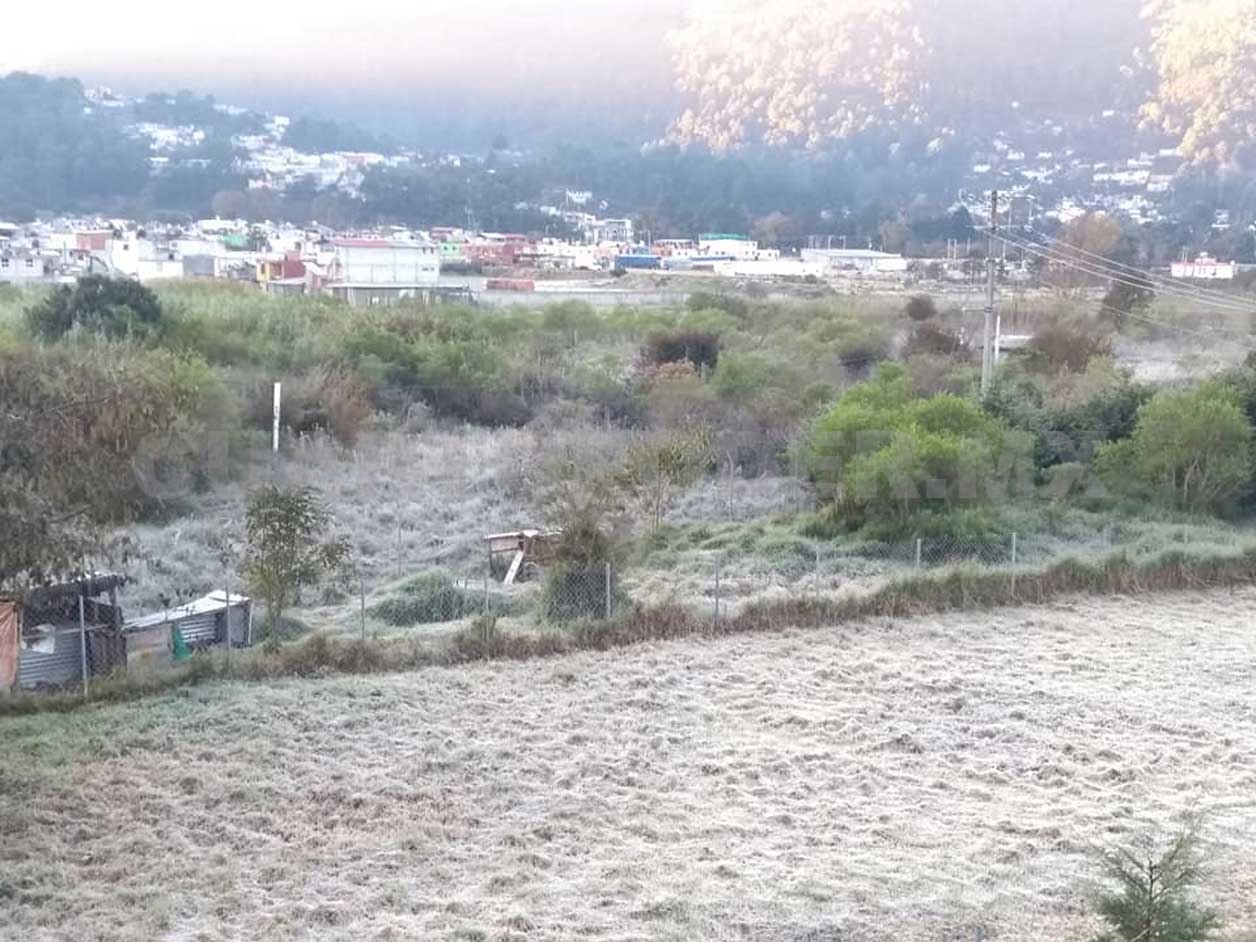 Helada intensa registra la ciudad de San Cristóbal