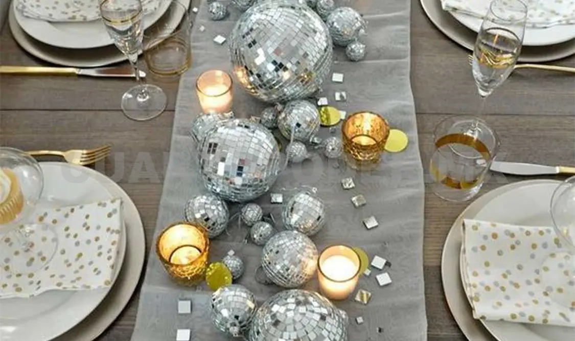 Cómo decorar la mesa en Año Nuevo