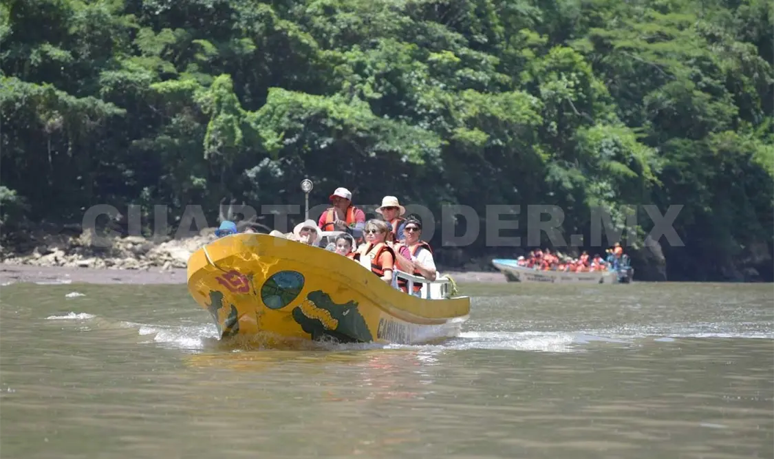 Reportan baja afluencia en Cañón del Sumidero