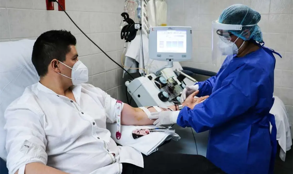 Donar estos componentes tiene el propósito de ayudar a otros pacientes a reducir la mortalidad por este padecimiento. Cortesía