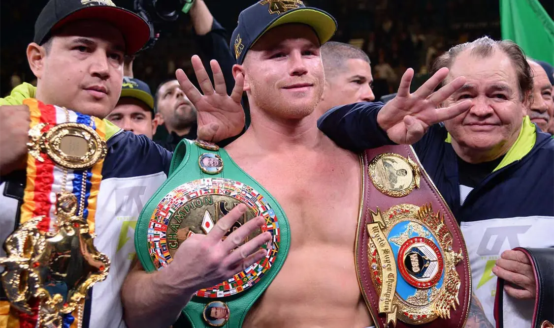 El mexicano es campeón en cuatro divisiones, aunque para los más puristas son tres. Agencias