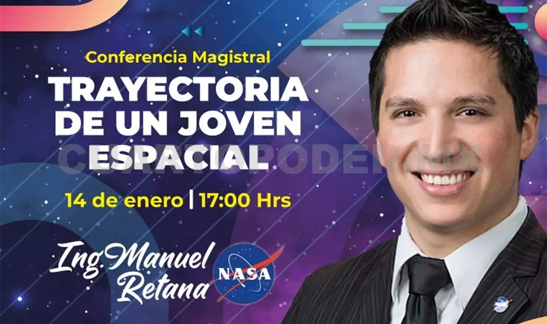 Invitan a conferencia magistral “Trayectoria de un joven espacial”