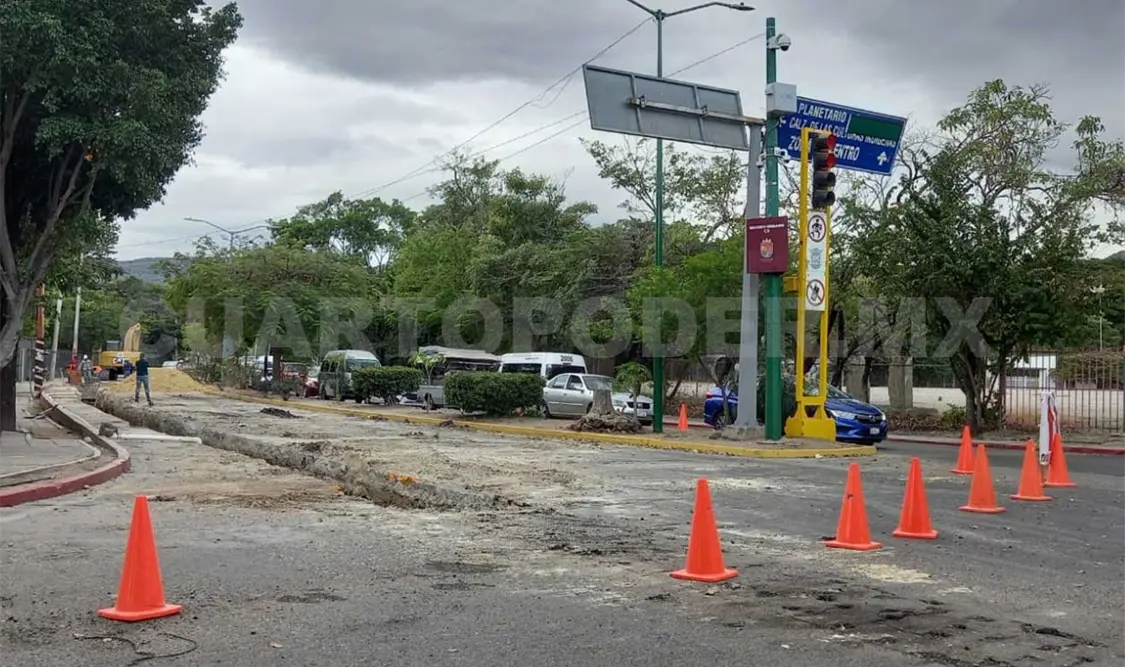 Avanza rehabilitación de colector sanitario