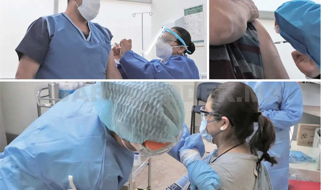 Inicia vacunación contra Covid a personal de salud