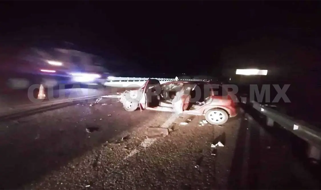 Fuerte accidente salda con dos personas lesionadas