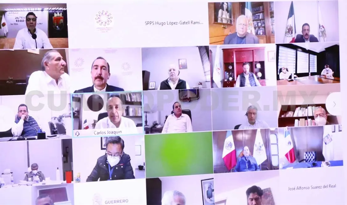 Reunión virtual entre Conago y el Gobierno de México