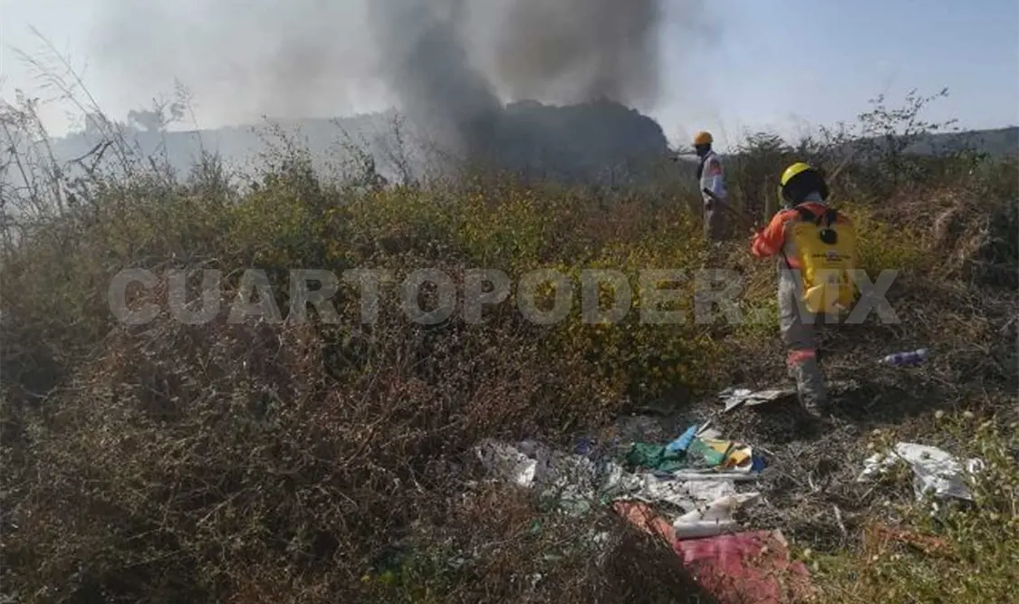 Los incendios no dan tregua en la capital chiapaneca. CP