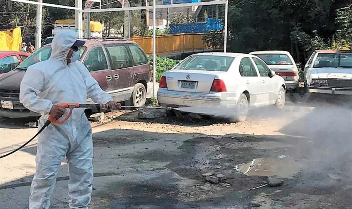 Algunos puntos de Reforma se estarán sanitizando. CP